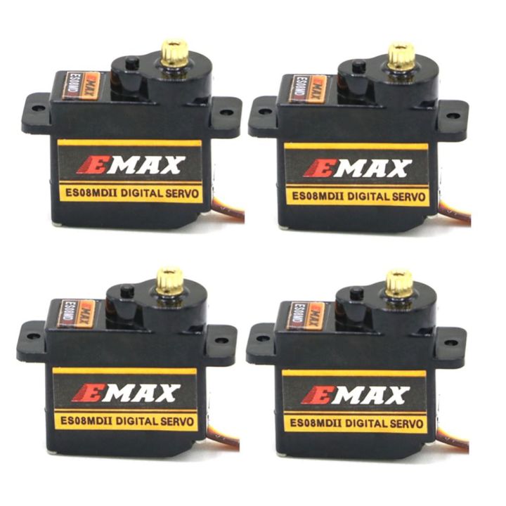 Mini ES08MDII Digital Servo 2.4kg Metal Gear Servo Motor Helicopter ...