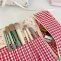 Portable Convenient Makeup Brush Bag Large Capacity Pink Cosmetic Storage Bag Beauty Tool Eyebrow Pencil Box Makeup Brush Organizer Household. 
