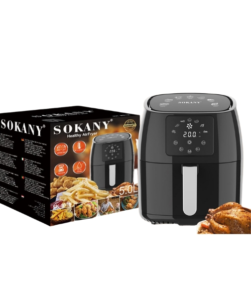Sokany%20Digital%20Air%20Fryer%205L%20%7C%20LED%20Display%20Touch%20Control,%20Large%20Capacity%20Oil-Free%20Hot%20Air%20Cooker%20for%20Healthy%20Cooking%20+%20Free%2050Pcs%20Paper%20Liners%20-%20Image%203