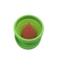 Vaal Menstrual Cup and Sterilizer Cup Sterilizing Collapsible Cups Flexible To Clean Recyclable Camping Foldable Cup for Women(Pink). 
