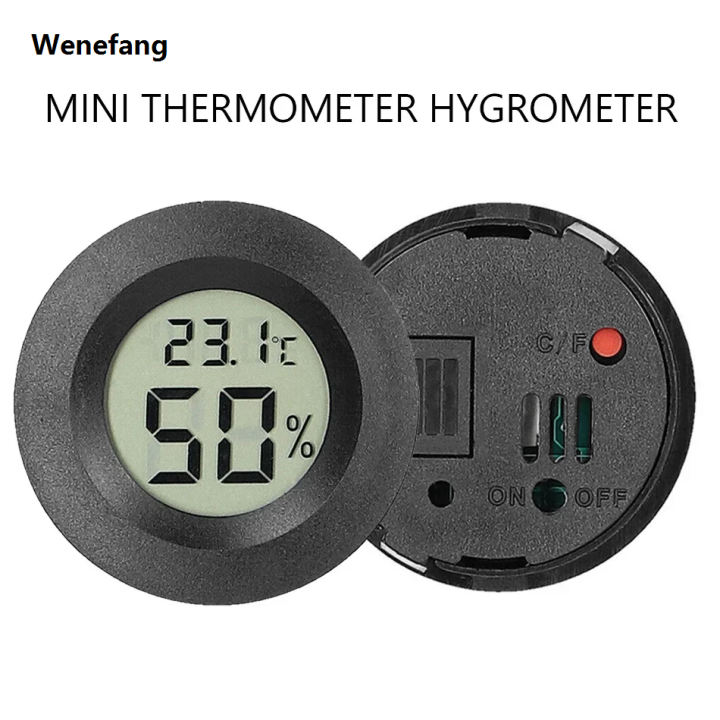 Wenefang 1Pcs Mini LCD Digital Thermometer Hygrometer Fridge Freezer 2025 New Tester Temperature Tester Sensor Humidity Meter Detector
