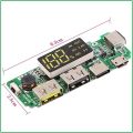 LED Dual USB 5V 2.4A Micro/Type-C USB Mobile Power Bank 18650 Battery Charging Module Lithium Battery Charger Board Circuit Protection. 