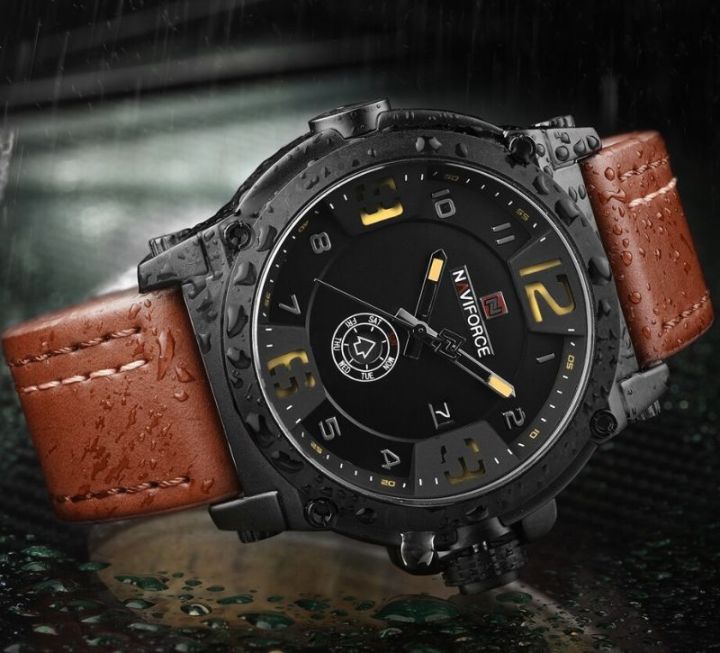 NAVIFORCE%20NF9099%20Day/%20Date%20Function%20Casual%20Quartz%20Watch%20For%20Men%20-%20Brown%20-%20Brown%20-%20Image%207