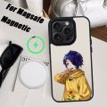 WONDER EGG PRIORITY Phone Case For iPhone 15 14 13 12 11 Pro Max Plus Magnetic for Macsafe Cases Cover. 