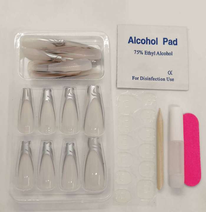24%20Pieces%20Press%20On%20Nails%20With%20Mini%20Manicure%20Set%20(Fake%20Nail%20For%20Party%20Wear%20/%20Artificial%20Nail%20For%20Birthday%20Gift%20Ever)%20-%20Image%204