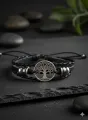 Unisex Vintage Fashion  PU Leather Bracelet. 