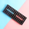 Montessori Multicolor Wooden Abacus Square 13 Digits Calculation Bead Wooden Learning Toy Beads Preschool. 