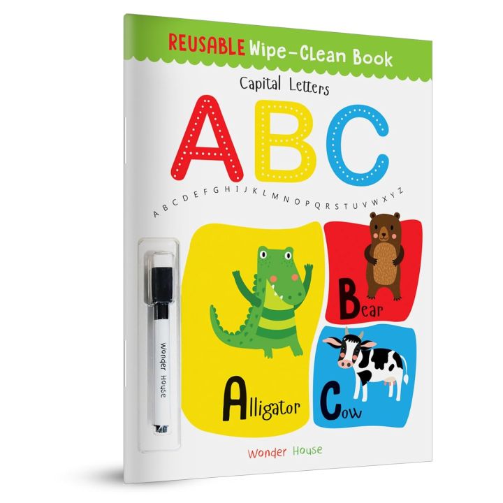 Reusable Wipe And Clean Book - Capital Letters: Write And Practice ...