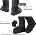 Waterproof Shoe Covers for both Men and women Waterproof Boot , sneaker, shoes Rain Shoe Covers Reusable & Foldable Motorcycle Cycling Bike Knee Boots Shoes Cover. 