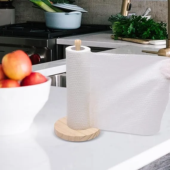 Wooden%20Tissue%20Roll%20Holder/Tissue%20Holder%20Table%20Decoration%20Roll%20Stand%20Wooden%20Kitchen%20Roll%20Holder%20Free%20Standing%20Paper%20Towel%20Holder%20Creative%20Tissue%20Holder%20For%20Bathroom%20And%20Kitchen%20Brown%20-%20Image%202