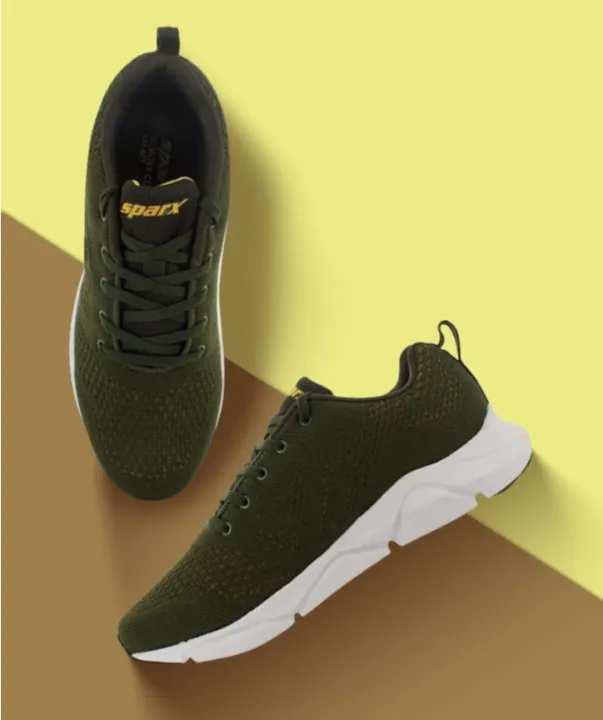 Sparx%20Sport%20Shoes%20For%20Men%20SM-657Olive/Yellow%20-%20Image%202