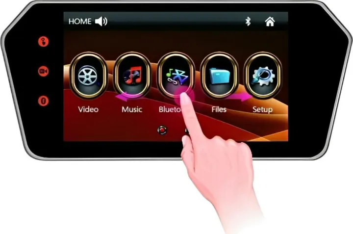 7"%20Bluetooth%20Touch%20Screen%20MP5%20Rear%20View%20Mirror%20-%20Image%202