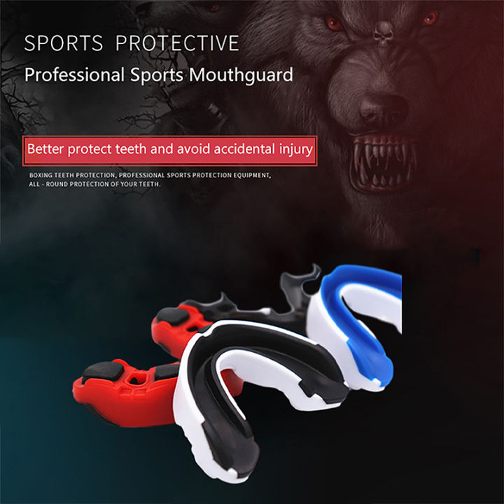 Tooth Protection Ragbi New Professional Muay Thai tooth protection EVA Boxing Mouthguard ...