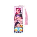 Kawaii Acrylic Kpop Demon Hunters Bookmarks Stationery With Tassel Anime Book Page Markers Cartoon Huntrix Reading Book Clip Kpop Fans. 
