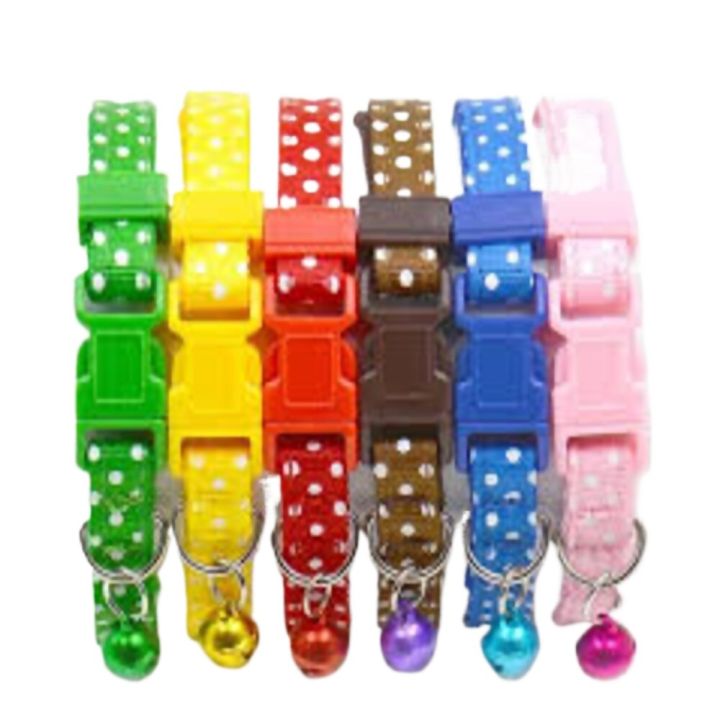 Adjustable Pet Collar With Bell Necktie Collar For Cat Kitten Puppy And Dog