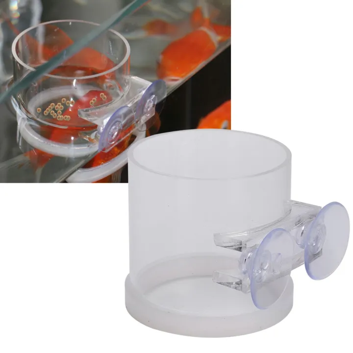 Transparent Feeder Of Fish Brand For Baby With Handle and Pink Unicorn Shape Lid