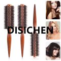 DISICHEN 6 Style Natural Boar Bristle Hair Round Brush Wood Handle Round Barrel Hair Comb Hair Roller Brush Hairdressing Styling Tools Affordable. 