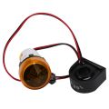 Mini Digital Voltmeter Ammeter 22mm Round AC 50-500V 0-100A Amp Volt Voltage Tester Meter Dual LED Indicator. 