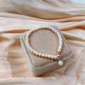 【Mega Sale】Bright Eyes Vintage Style Natural Pearl Plated 14K Gold Simple Super Fairy Beautiful Noble Bracelet Women's Bracelet. 