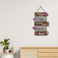 Home Delight Be Positive Decorative Wall Hanging Wood Art Decoration Item. 