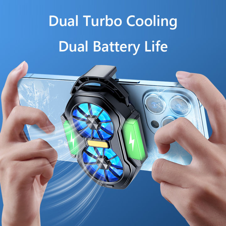 FS01%20Dual%20Fan%20Mobile%20Phone%20Cooler%20Plug-in/Rechargeable%20Mobile%20Phone%20Radiator%20Game%20Air%20Cooling%20for%20Android%20IOS%20PUBG%20Game%20Cooler%20-%20Image%205