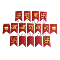 Subha Annaprashan Red Nepali Banner With Own Name (Order atleast a week before event). 