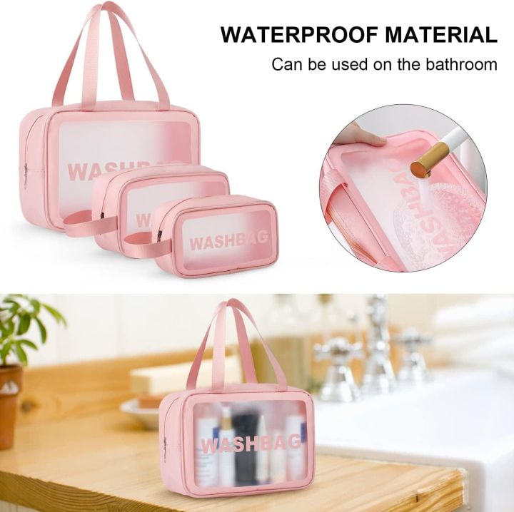 Multipurpose%20Clear%20washbag%20Pouch%20Set%20of%203,%20Clear%20Pouch%20for%20Makeup%20and%20wash%20Bag%20for%20Travel%20Waterproof%20Cosmetic%20Bag,%20Storage%20Organiser%20and%20Toiletry%20kit%20-%20Image%202