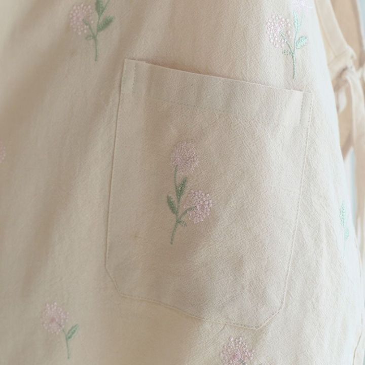 Multipurpose%20Round%20Neck%20Apron%20Vest%20Cotton%20Sleeveless%20Embroider%20Pullover%20Japanese%20Solid%20Color%20Coffee%20House%20Uniform%20Clothing%20Accessories%20-%20Image%208