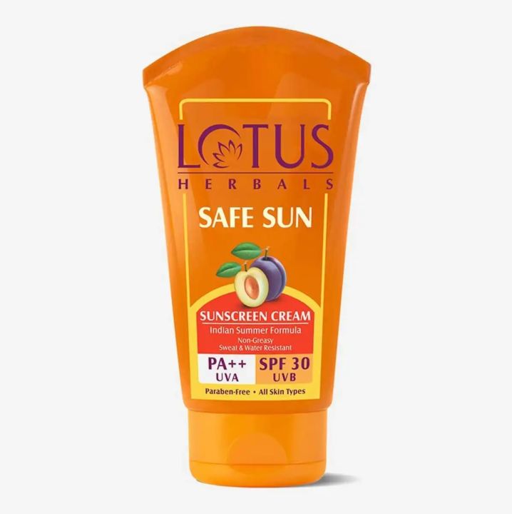 L0TUS HERBALS Safe Sun Uva Sun Block Cream Spf 30++ (100g)