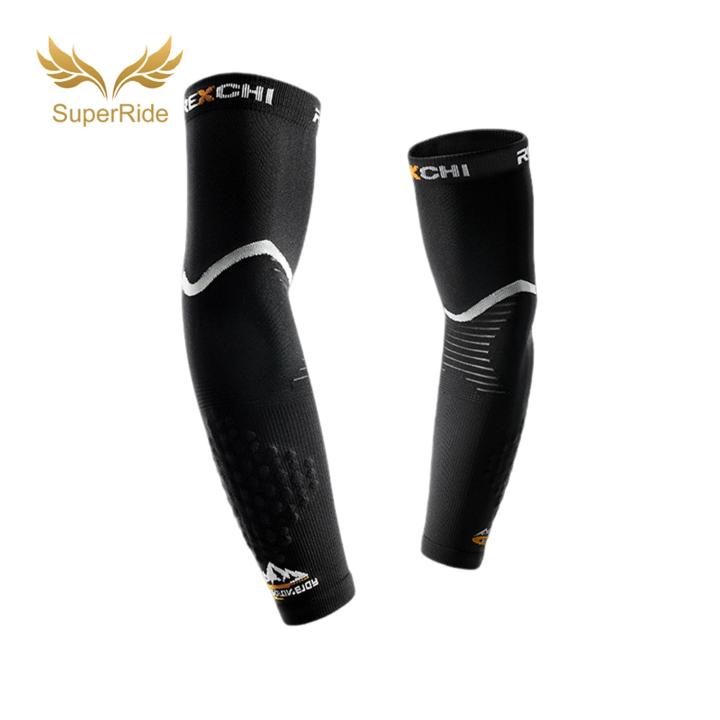 SuperRide Sports Arm Sleeve Breathable Compression Arm Sleeves for