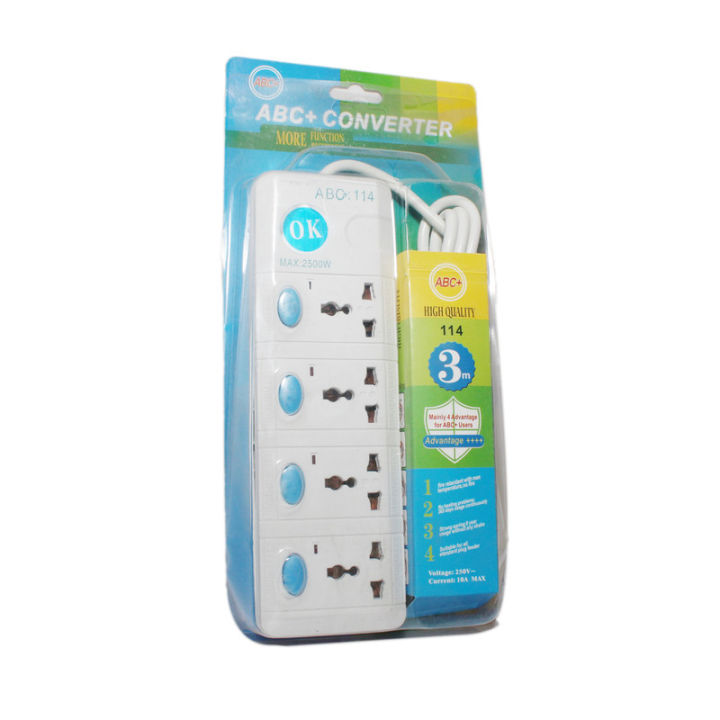 4 Pin ABC+ Converter Multiplug Max-2500w | Daraz.com.np