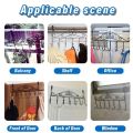 Creative Iron Door Hanging Hook Wall Clothes Hanger Rack. 