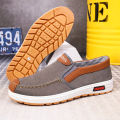 Old Beijing cloth shoes men's autumn and winter fleece-lined waterproof cotton boots thickened dad shoes non-slip warm shoes men's high-top cotton shoes. 