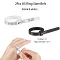 Ring Size Measuring Tool Set, Ring Mandrel Ring Sizer Gauge, Stick and Ring Gauge for Finger Jewelry Making. 