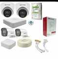 Hikvision 4 Ch  ColorVU  Audio  HD CCTV CAMERA PACKAGE. 