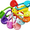 Colorful Knitting Markers Crochet Clips. 
