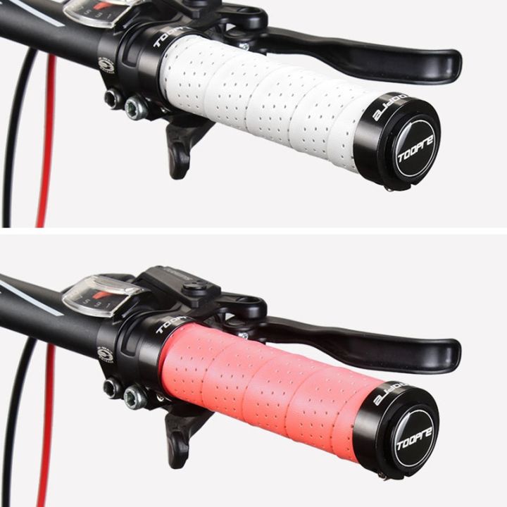 FORIDE%201Pair%20Bicycle%20Handlebar%20Grips%20Double%20Lock%20Bicycle%20Grip%20Cycling%20Accessories%20for%20Folding%20Bike%20Road%20Bike%20Pink%20-%20Image%203