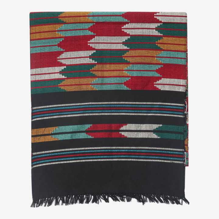 Multi-Color Dhaka Shawl For Women 6.3 Feet * 2.3 Feet