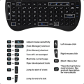 Wireless Mini Keyboard with Touchpad – Rechargeable 2.4GHz Handheld Remote Keyboard for Smart TV, Android TV Box, PC, Laptop | Backlit Portable Air Mouse Combo. 