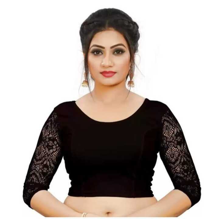 Readymade Stretchable Blouse 28 to 48 Size Cotton Lycra for Women