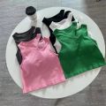 【2025 Version】 Crop top cut-out clothing street cut-out ladies tank top camisole neck irregular cut-out fashion hanging top versatile top ladies. 