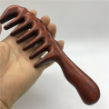 fasdaga 6X Hair Comb for Detangling - Wide Tooth Wood Comb for Curly Hair - No Static Natural Wooden Sandalwood Comb. 
