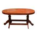 Dark Brown Color Wooden Oval Dining Table With Four Chair (60*36*30). 