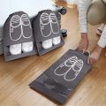 1Pc Portable Travel Shoe Bag , Waterproof Shoe Bag For Gym , Travel,Space-saving Dust-proof Storage Bag With Rope Non-woven Shoe Bag. 
