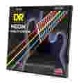 DR Strings 45-105 Hi-Def Neon Multi Color K3 Coated Bass Guitar Strings - Medium 4 string. 