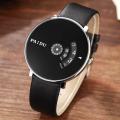 Paidu Latest Modrl P 13 Black Dial With Black Strap Feshionable Watch For Unisex. 