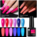 UR SUGAR 7.5ml Fluorescent Neon Gel Nail Polish Luminous Glow-in-dark Soak Off UV Led Nail Art Gel Varnish. 