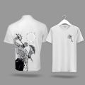 Anime Character Printed White T-Shirt – Graphic Cotton T-Shirt | Anime. 