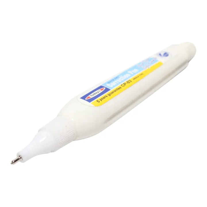 Today's%20Quick%20Dry%200.8mm%20Tip%20Correction%20Tipex%20Pen%20CP-03%20%7C%20Fine%20Needle%20Type%20Metal%20Tip%20Quick%20Dry%20Correction%20Pen%20-%20Image%203