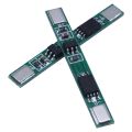 10 pcs 1S 3.7V 4A li-ion BMS PCM 18650 Battery Protection Board PCB for 18650 lithium ion li Battery Double MOS. 